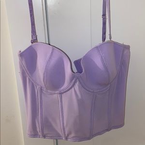Lavender corset top
